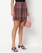 KOTO WOMEN SKIRTS, BORDEAUX, 36
