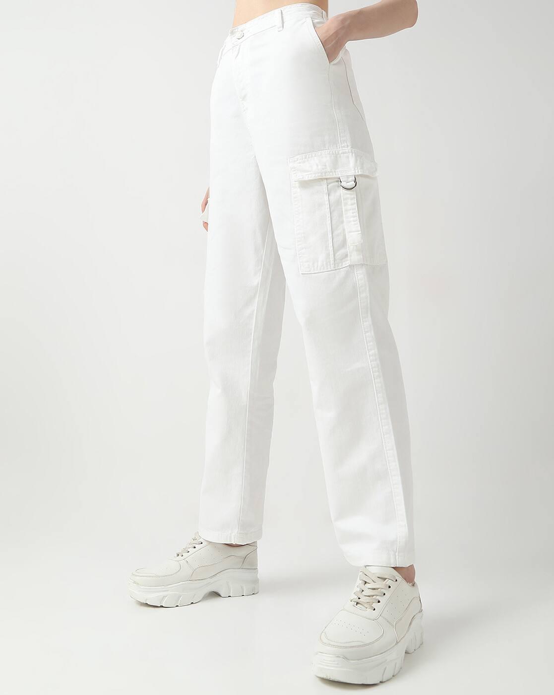 SS25NON DENIM BOTTOMSLFC463, WHITE, 36