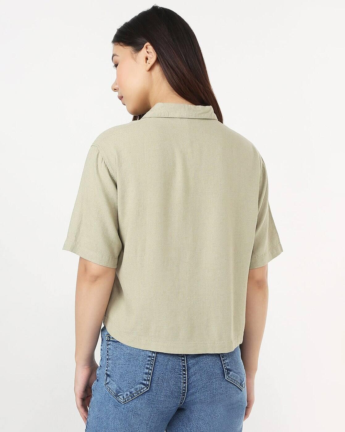SS25SHIRTSLTB421, OLIVE, M