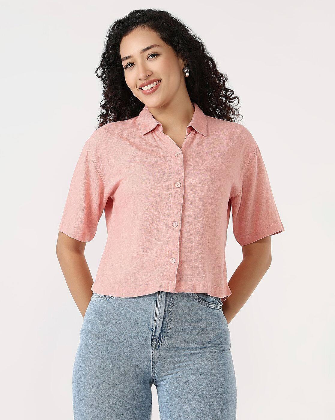 AW25SHIRTSLTC520, PINK, L