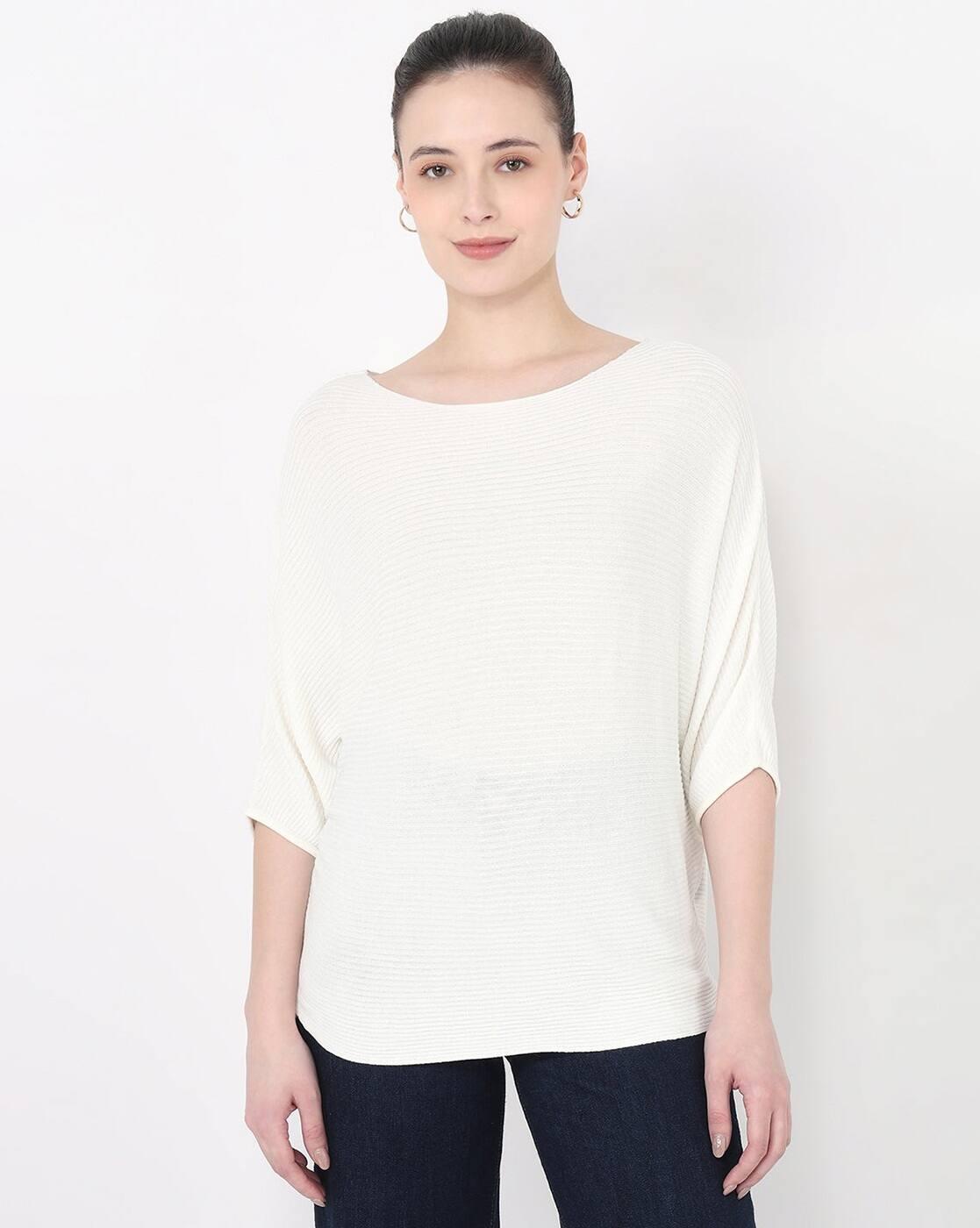 AW25TOPSLTS385, OFF WHITE, S