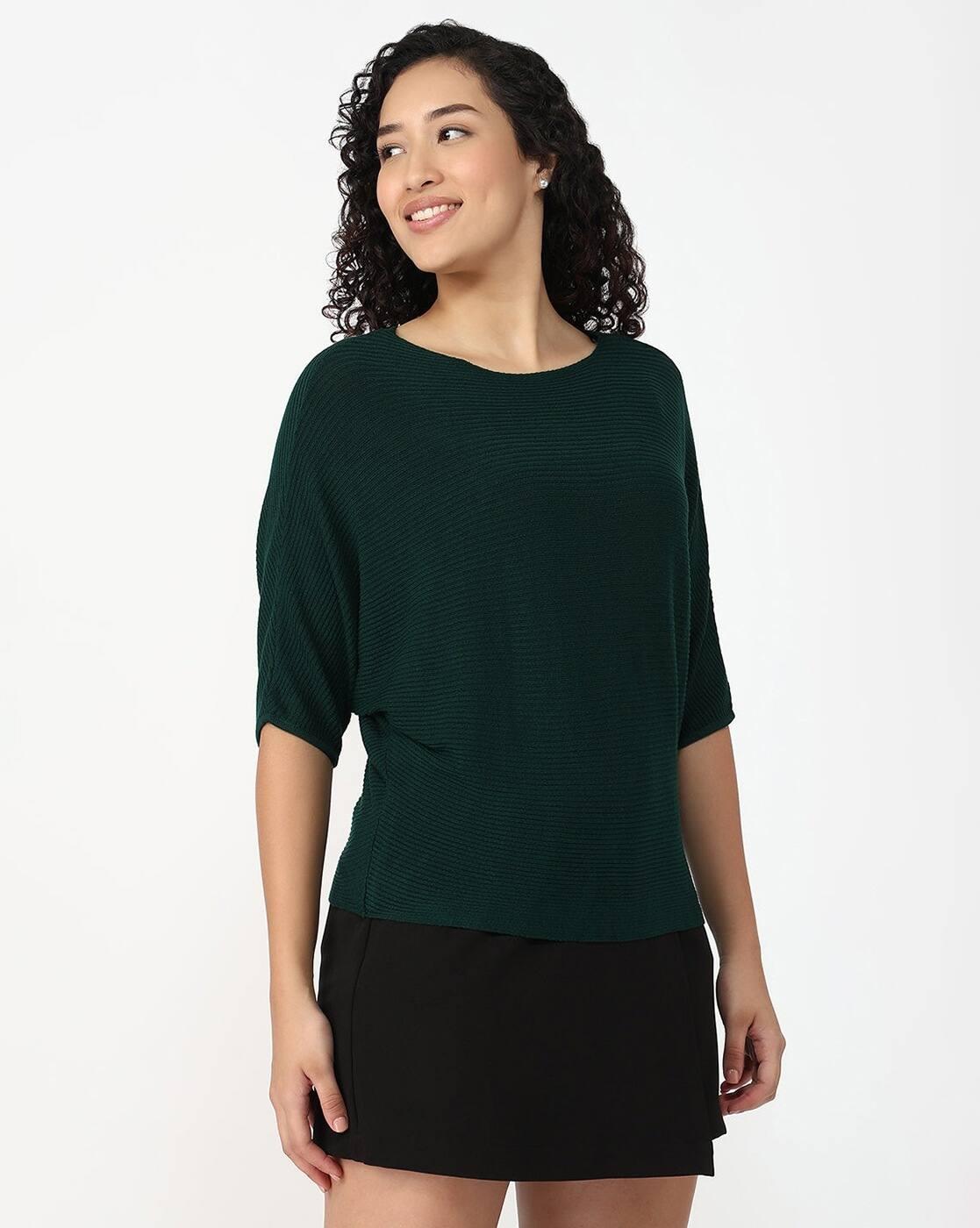 AW25TOPSLTS408, GREEN, M
