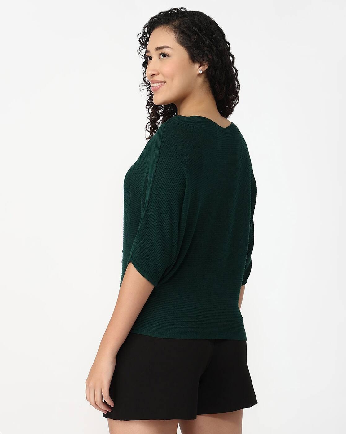 AW25TOPSLTS408, GREEN, M
