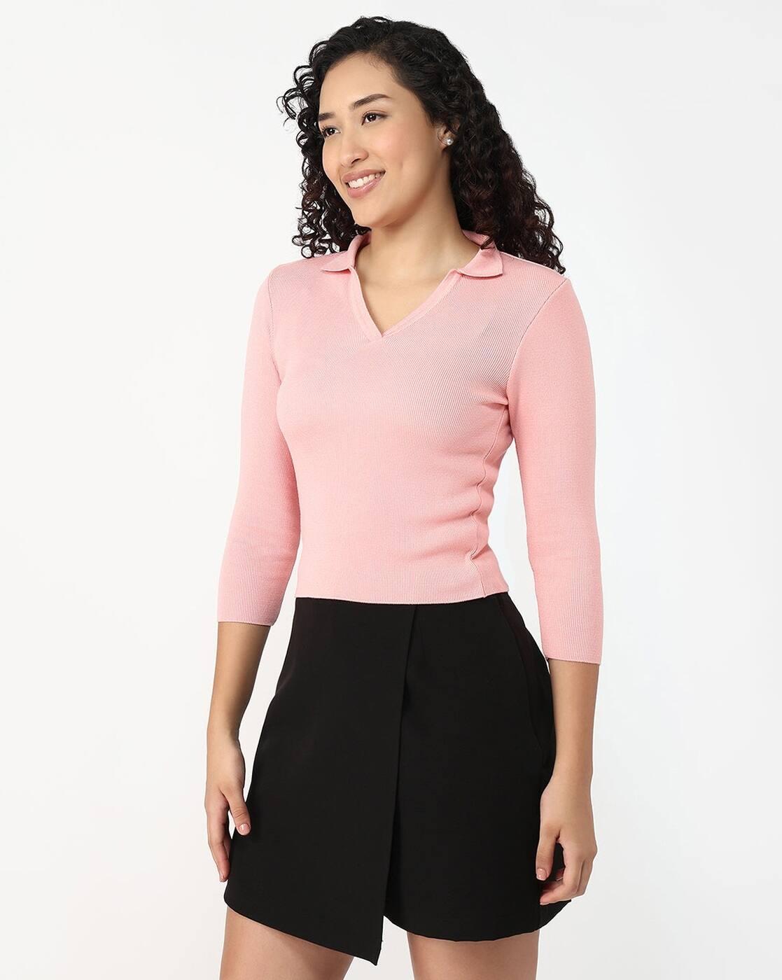 AW25TOPSLTS392, LT PINK, S