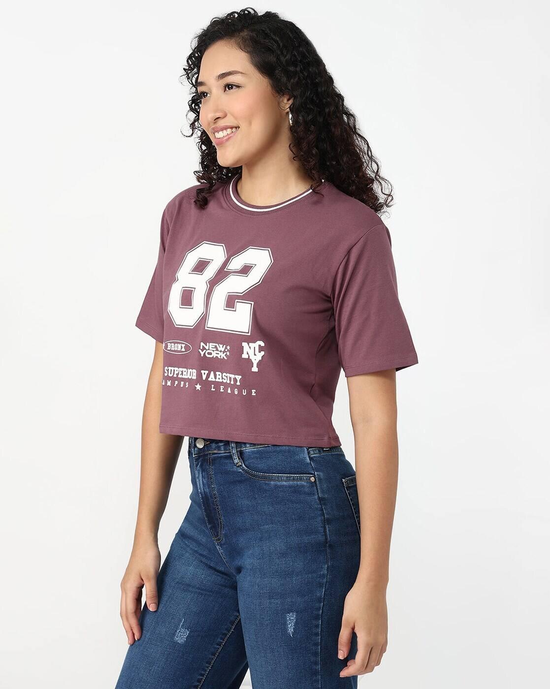 AW25T-SHIRTSLTA1962, PURPLE, M