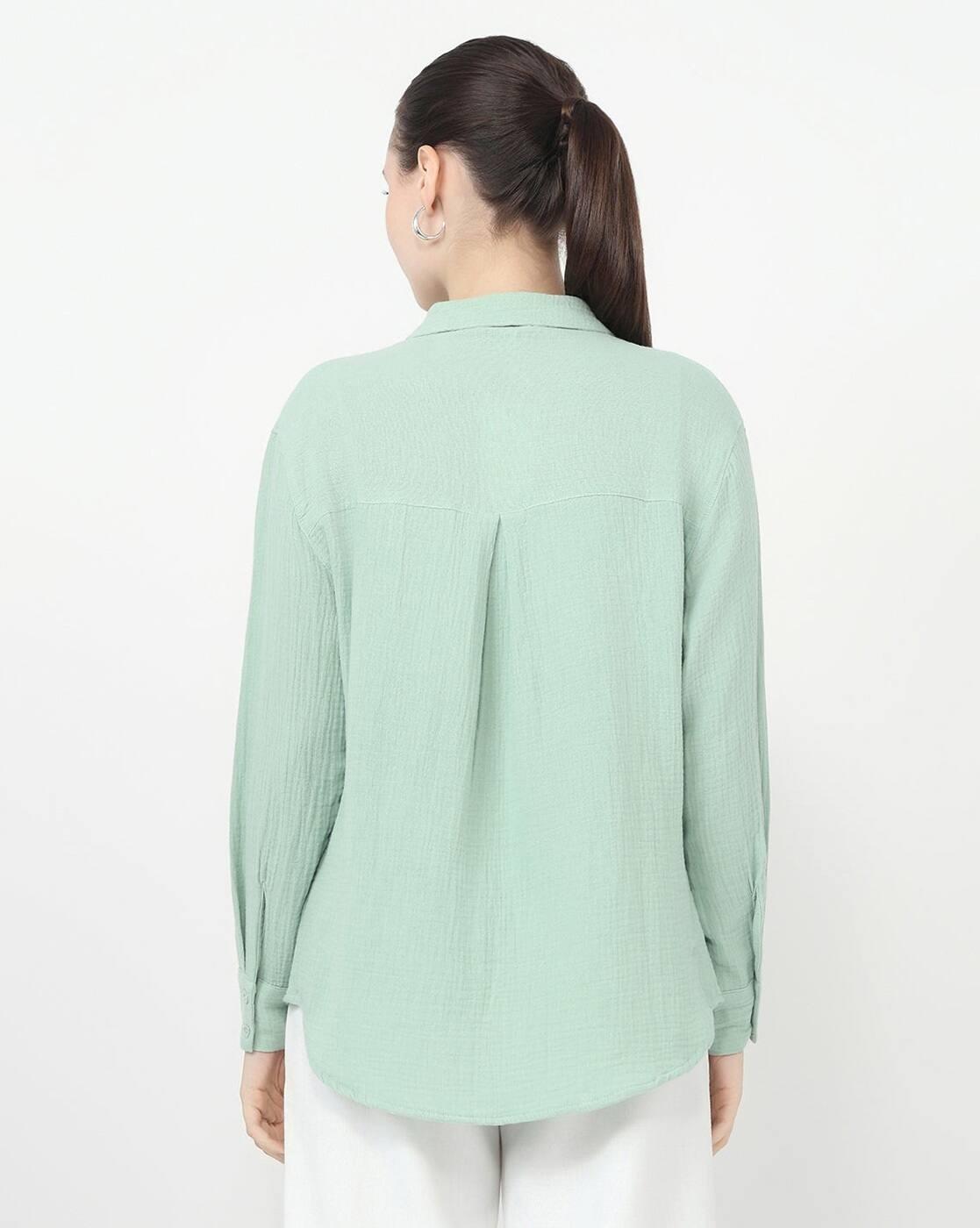 AW25SHIRTSLTA2086, MINT, L