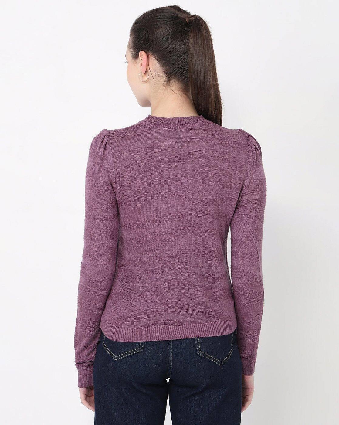 AW25TOPSLTS432, PURPLE, M