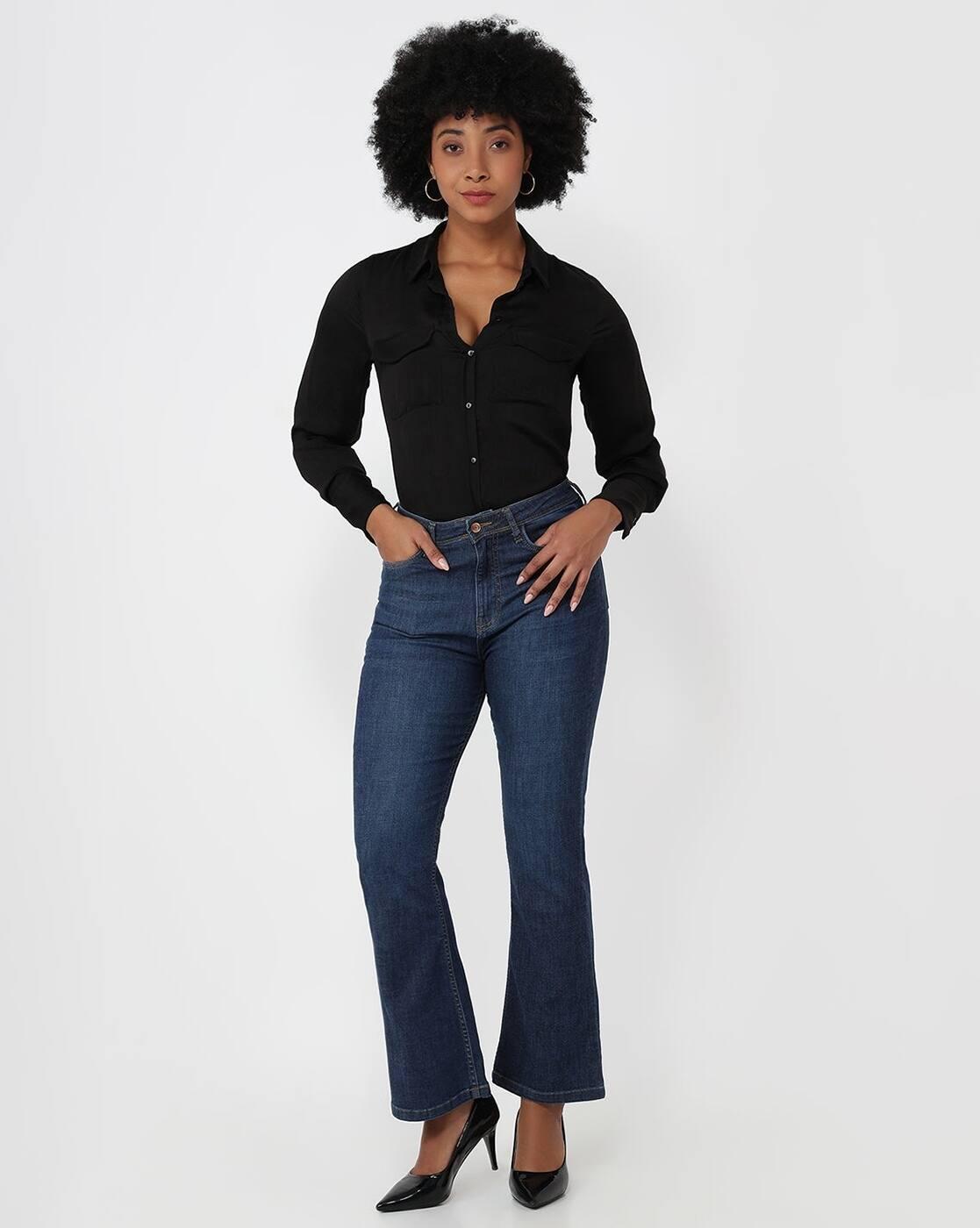 Women High-Rise Bootcut Jeans