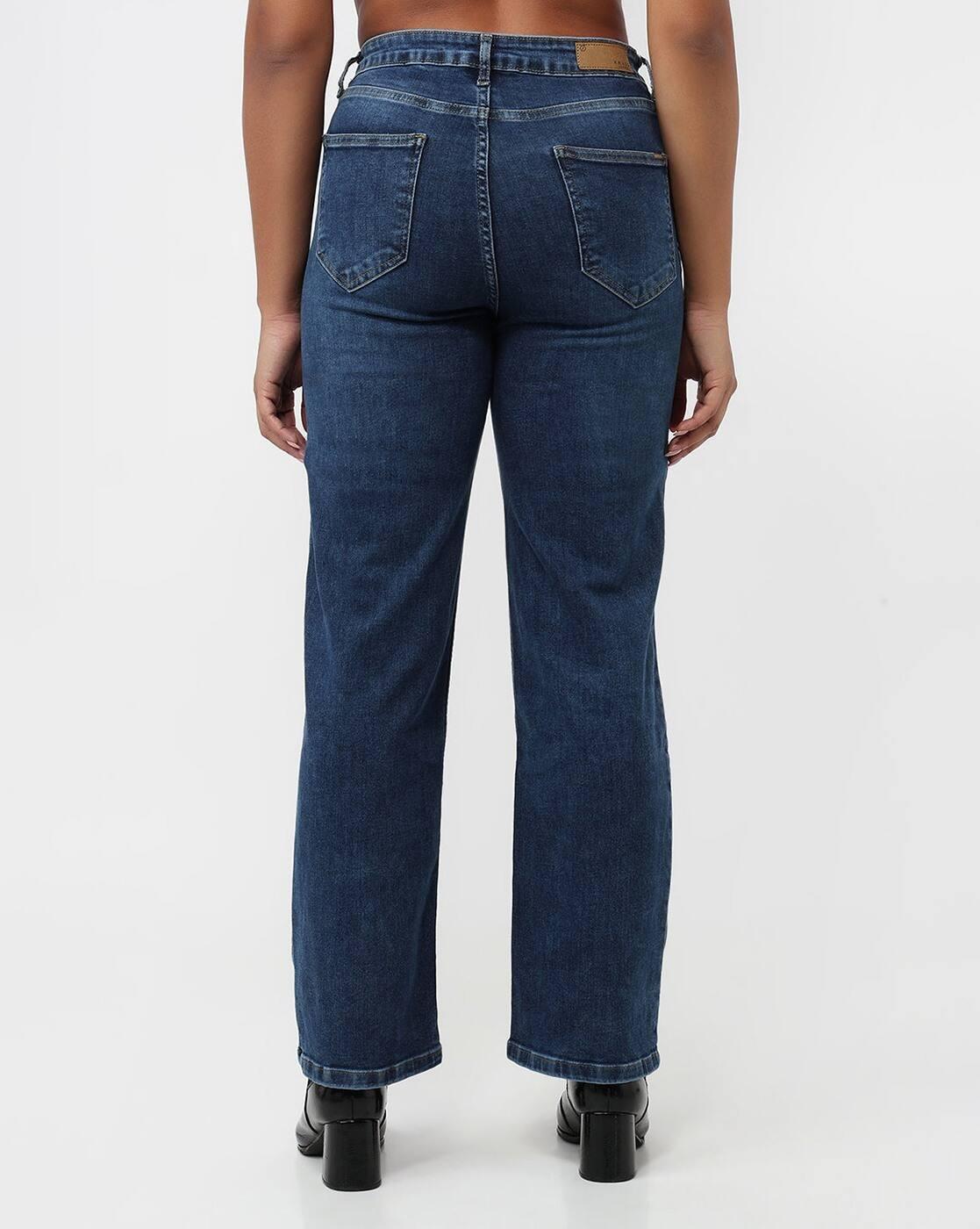 Women High-Rise Straight Fit Jeans