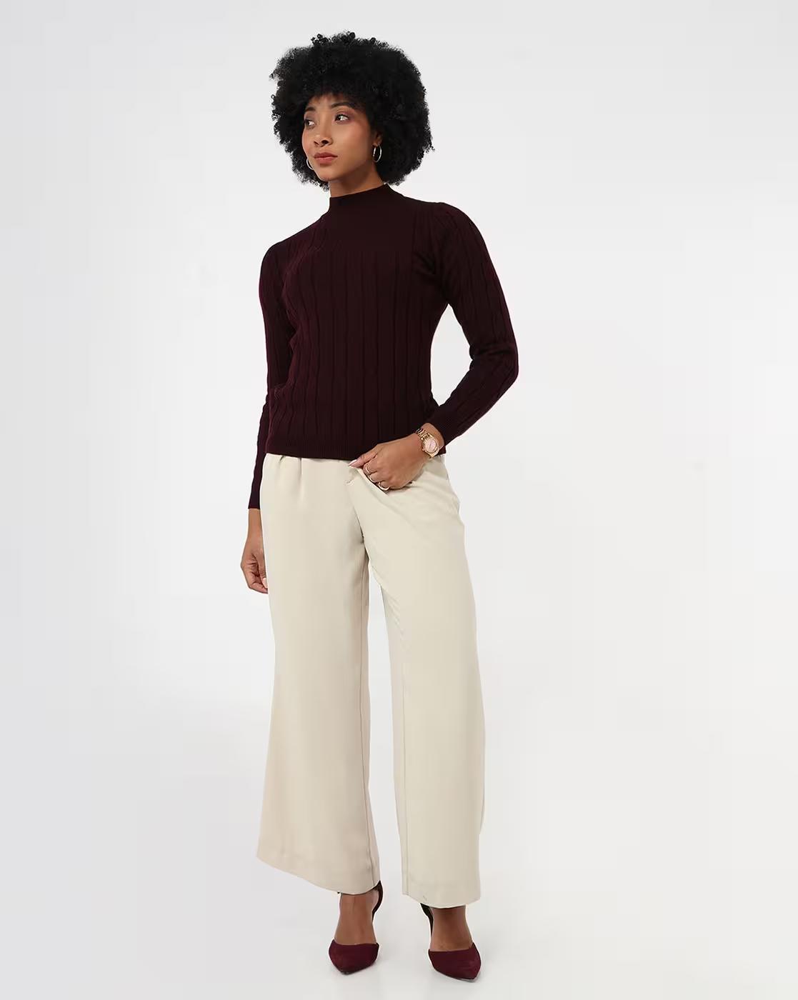 AW25SWEATERSLTS446, WINE, L