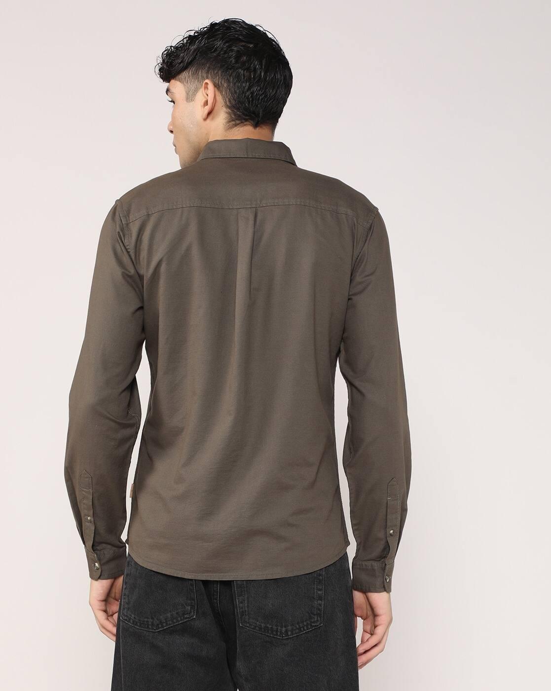 AW25MSHTRNDS035ABCD, OLIVE, L