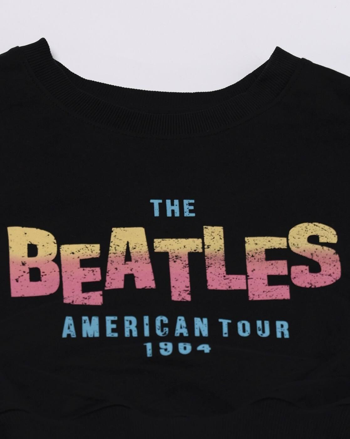 The Beatles - Women Beatles Print Relaxed Fit Crew-Neck Sweatshirt