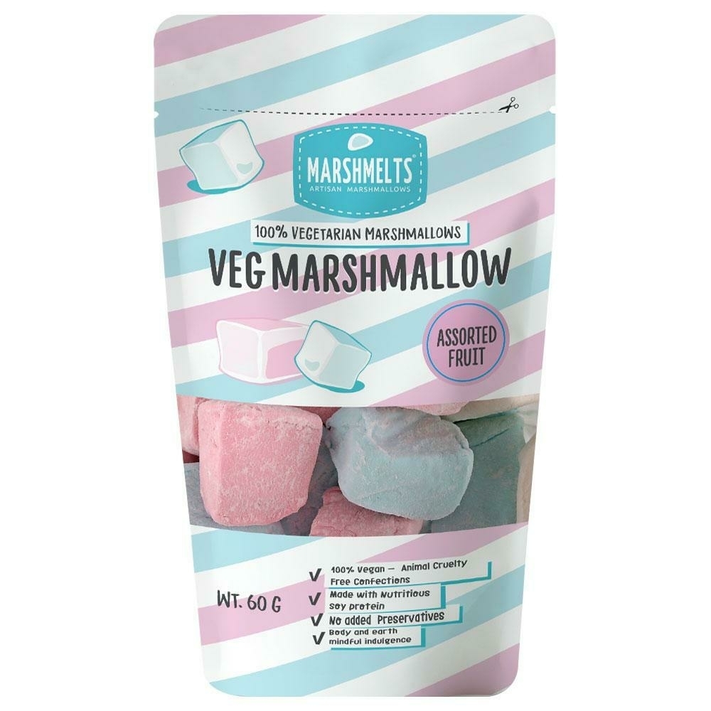 Marshmeltz | Marshmelts Assorted Fruit Veg Marshmellow 60 g