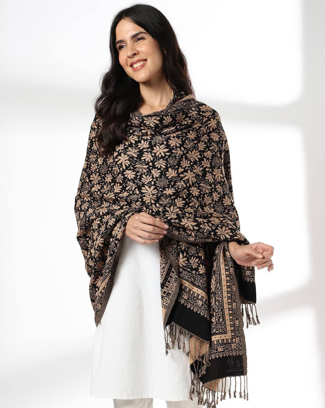 MATCHITT WOMEN SHAWLS, BLACK, FS