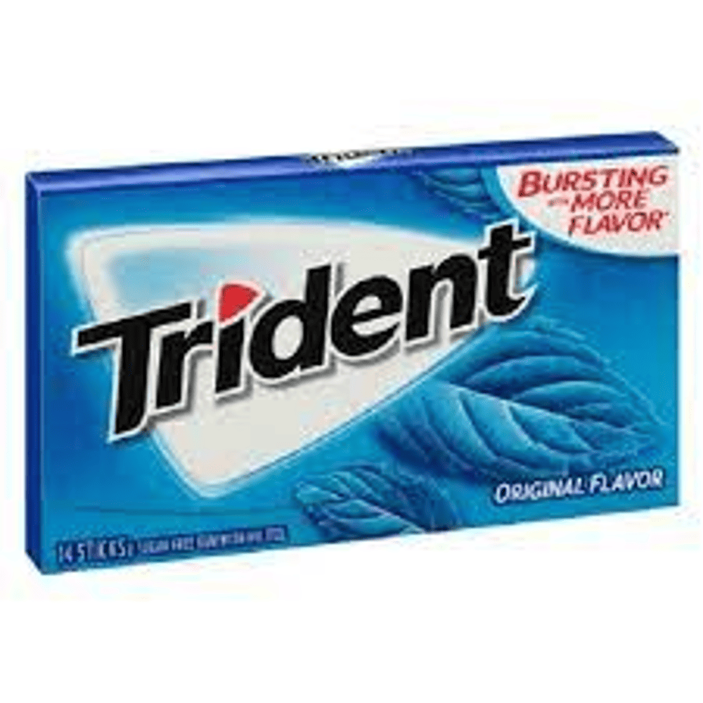 MENTOS | Mentos Trident Original Flavor Chewing Gums (14 pcs)