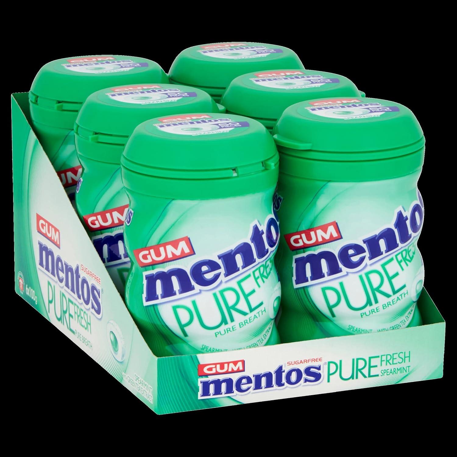 MENTOS | Mentos Gum Pure Spearmint 100 g
