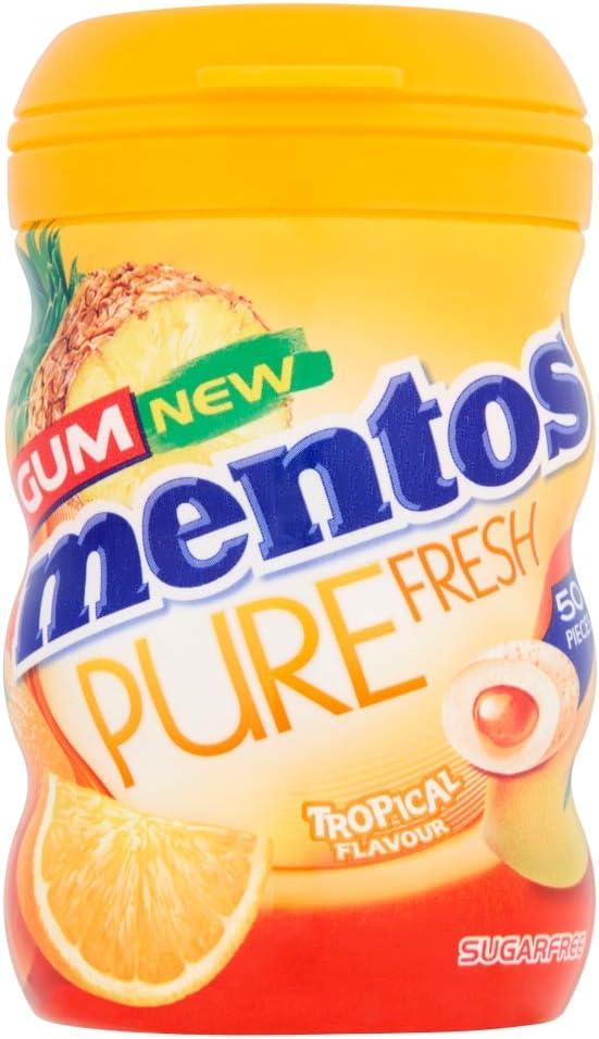 MENTOS | Mentos Pure Frsh Trpcl Flavourr Gum 100 G