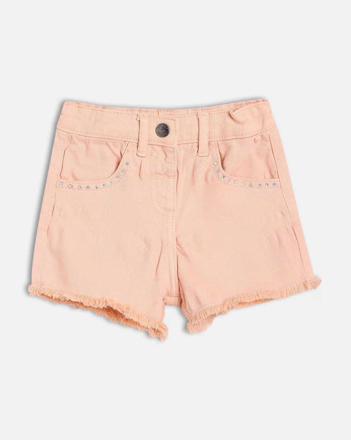 SHORTS, PINK, 3-6M