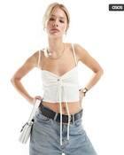 MISS WOMEN TOPS, CREAM, L