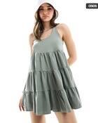 MISS WOMEN DRESSES, LIGHT GREEN, UK 8
