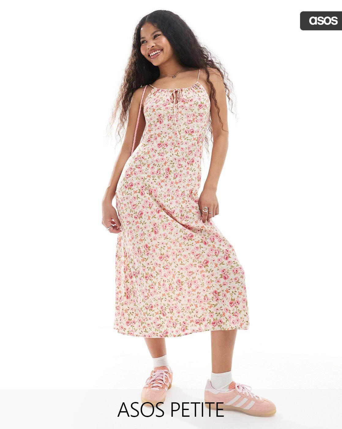 MISS WOMEN DRE, PINK MULTI FLORAL, UK 12