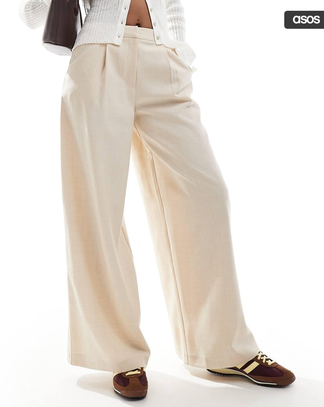 MISS WOMEN TROUSERS & PANTS, CREAM, UK 6