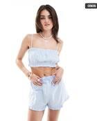 MISS WOMEN TOPS, BLUE STRIPE, UK 12