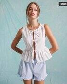 MISS WOMEN TOPS, WHITE, UK 6