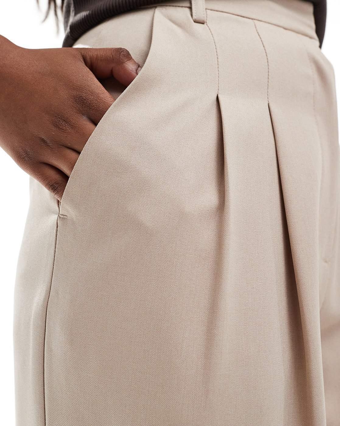 MISS WOMEN TROUSERS & PANT, TAUPE, UK 10