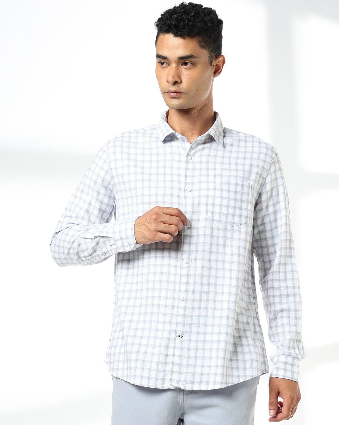 NP 35 FS BSC SHIRT WITH FRENCH, GREY, 42