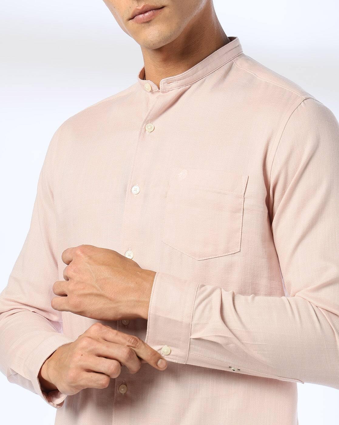 NP 06 FS BAND COLLAR WITH, LT. PINK, 38