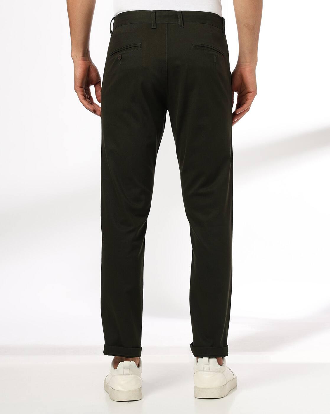 HI STRETCH WFH CROPPED, OLIVE, 38