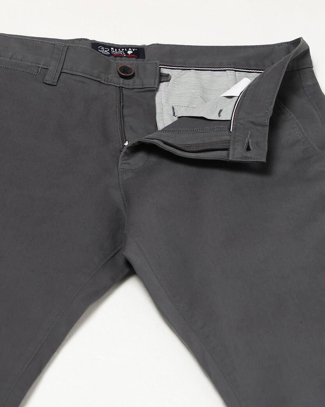 ULTIMATE CHINO TAPERED FIT, CHARCOAL, 34