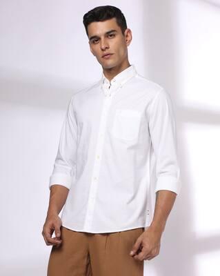 CORE FS OXFORD SHIRT, WHITE, 40