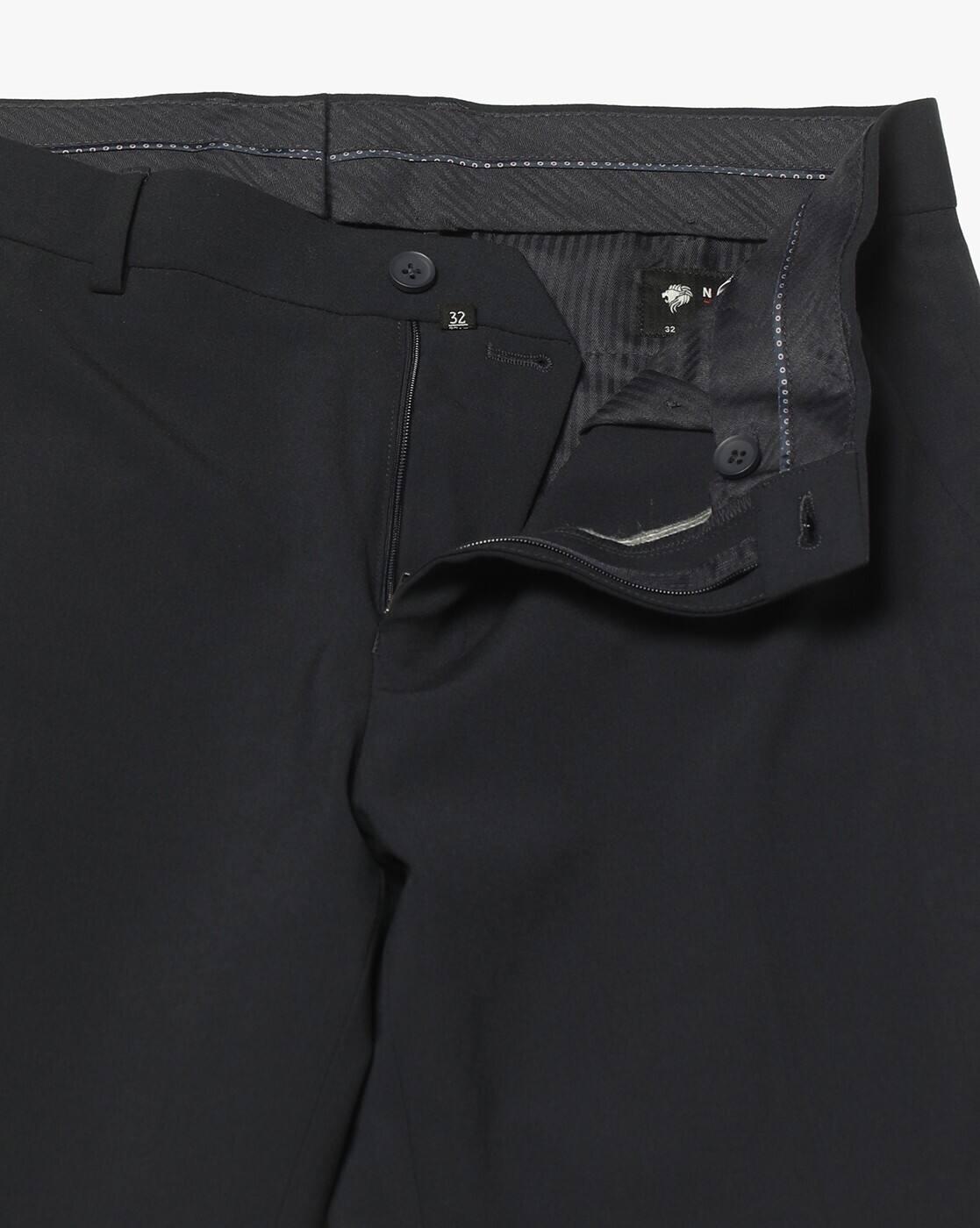 CROPPED PANTS, DARK NAVY, 34