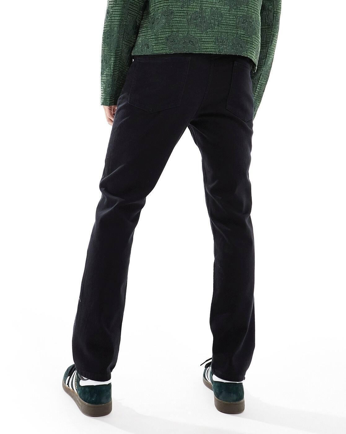 ASOS MEN JEANS, BLACK, W32 L32
