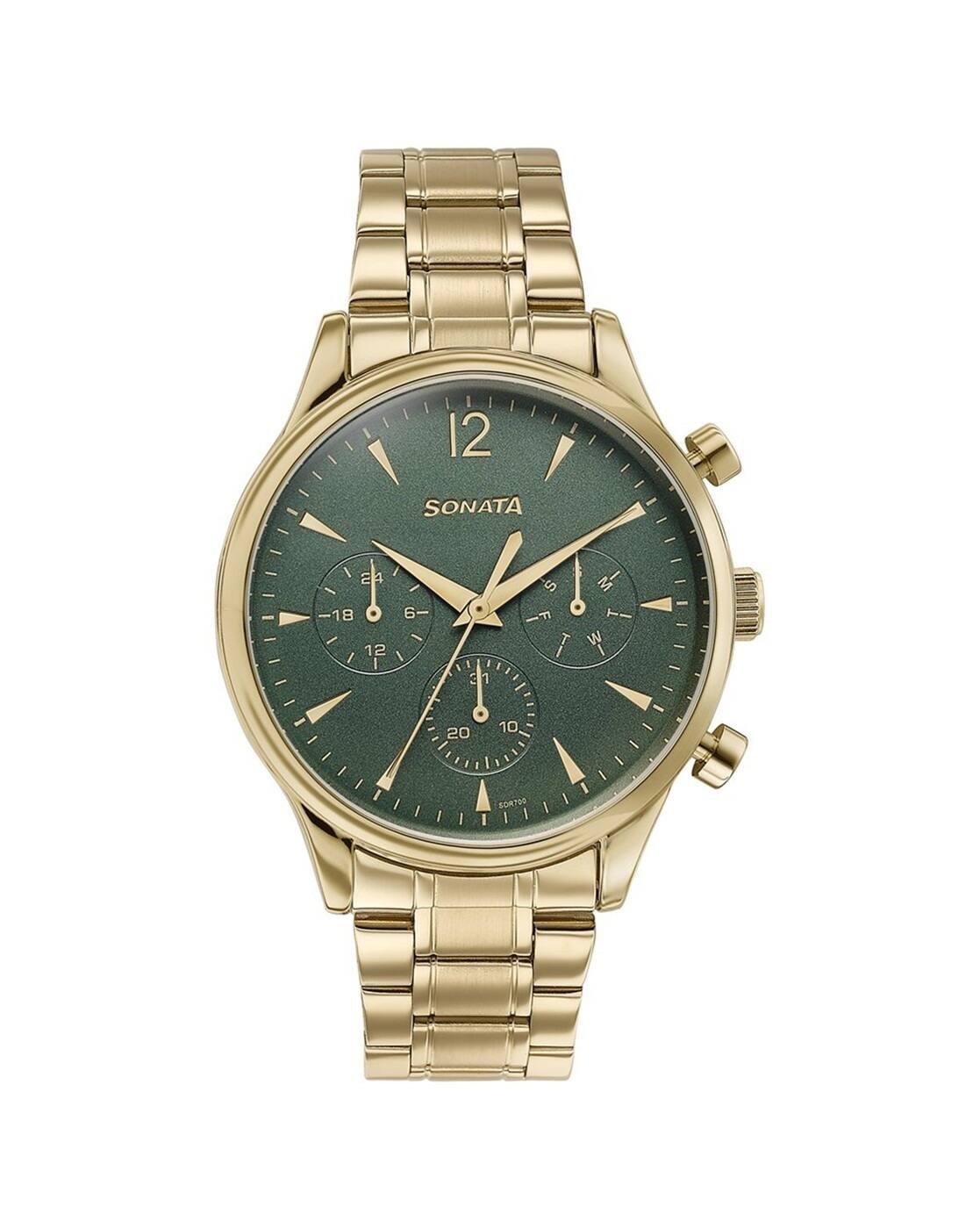 SONA MEN WRIST WATCHES, GOLD, OS