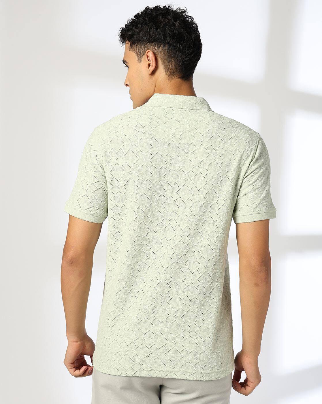 NP34 BASIC HS SHIRT, MINT GREEN