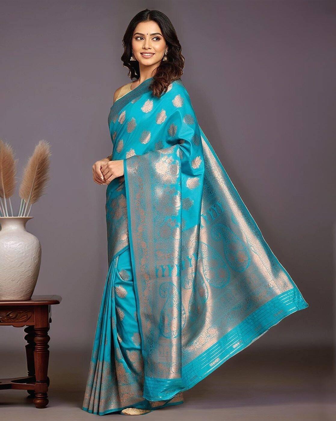 Women Zari Woven Silk Saree