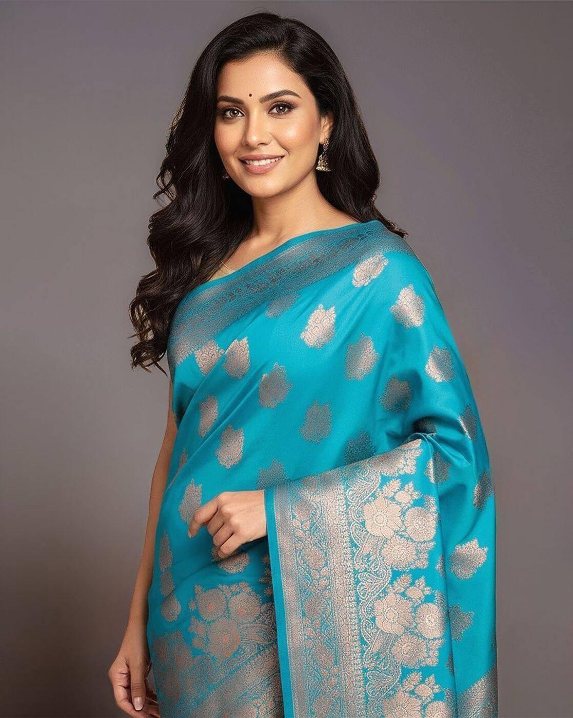 Women Zari Woven Silk Saree