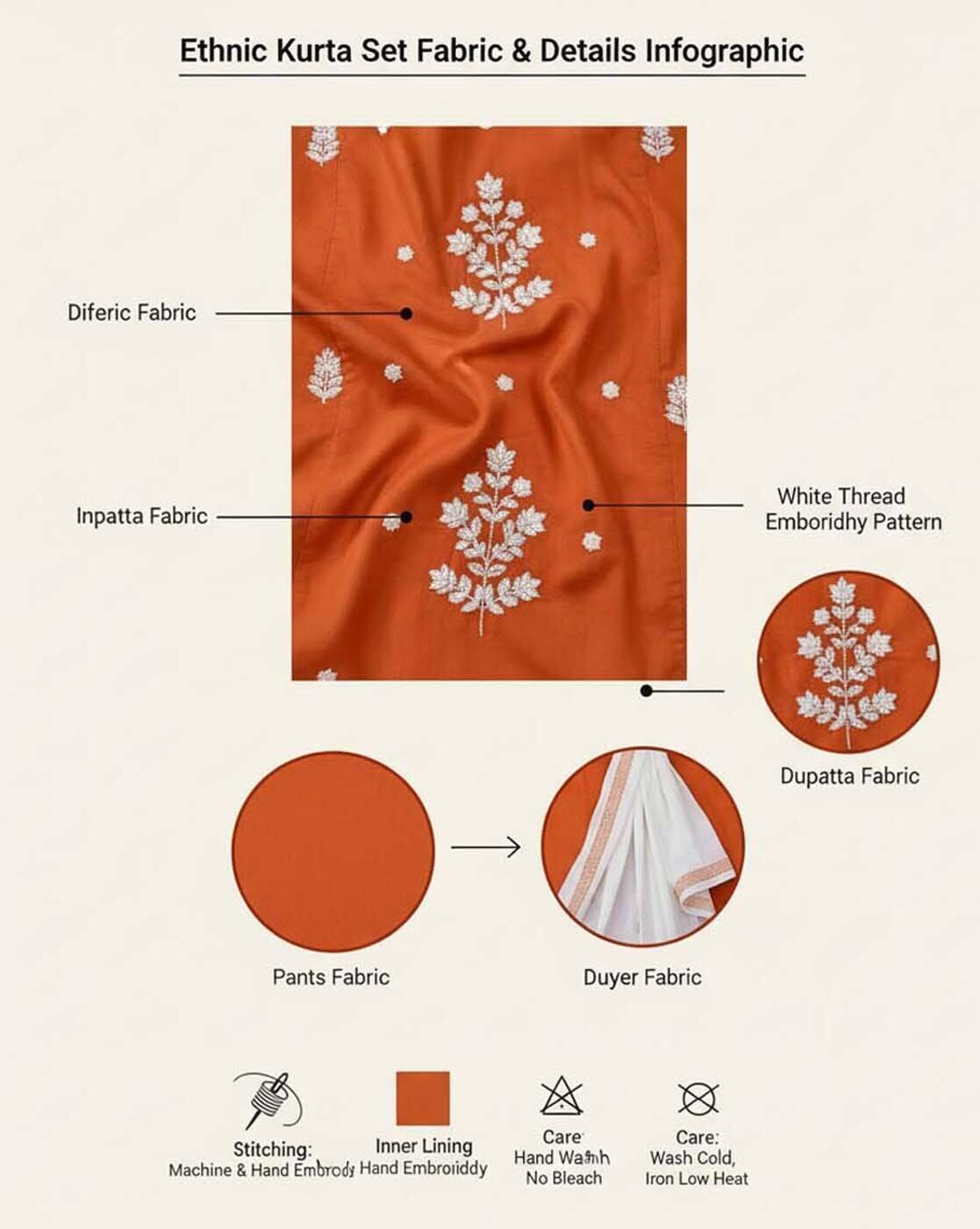 Women Embroidered Straight Kurta with Pants & Dupatta