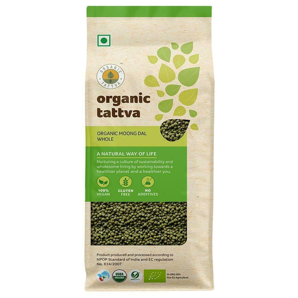 Organic Tattva | Organic Tattva Whole Moong 500 g