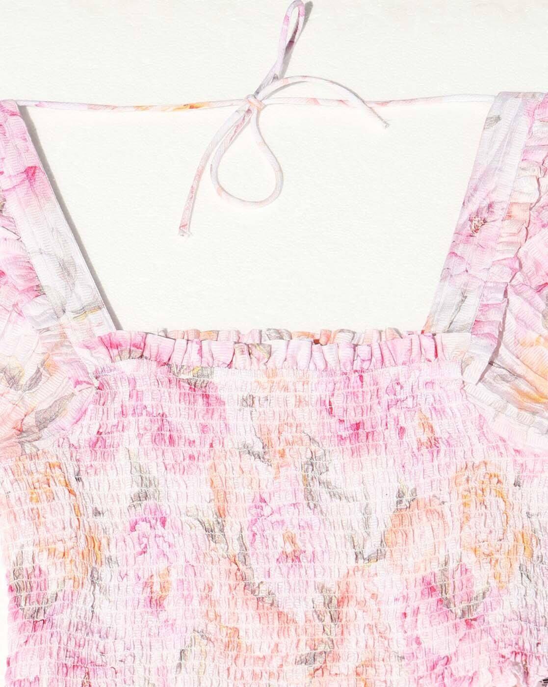 PUFF SLEEVES TOP WITH SMO, OFF WHITE, XL