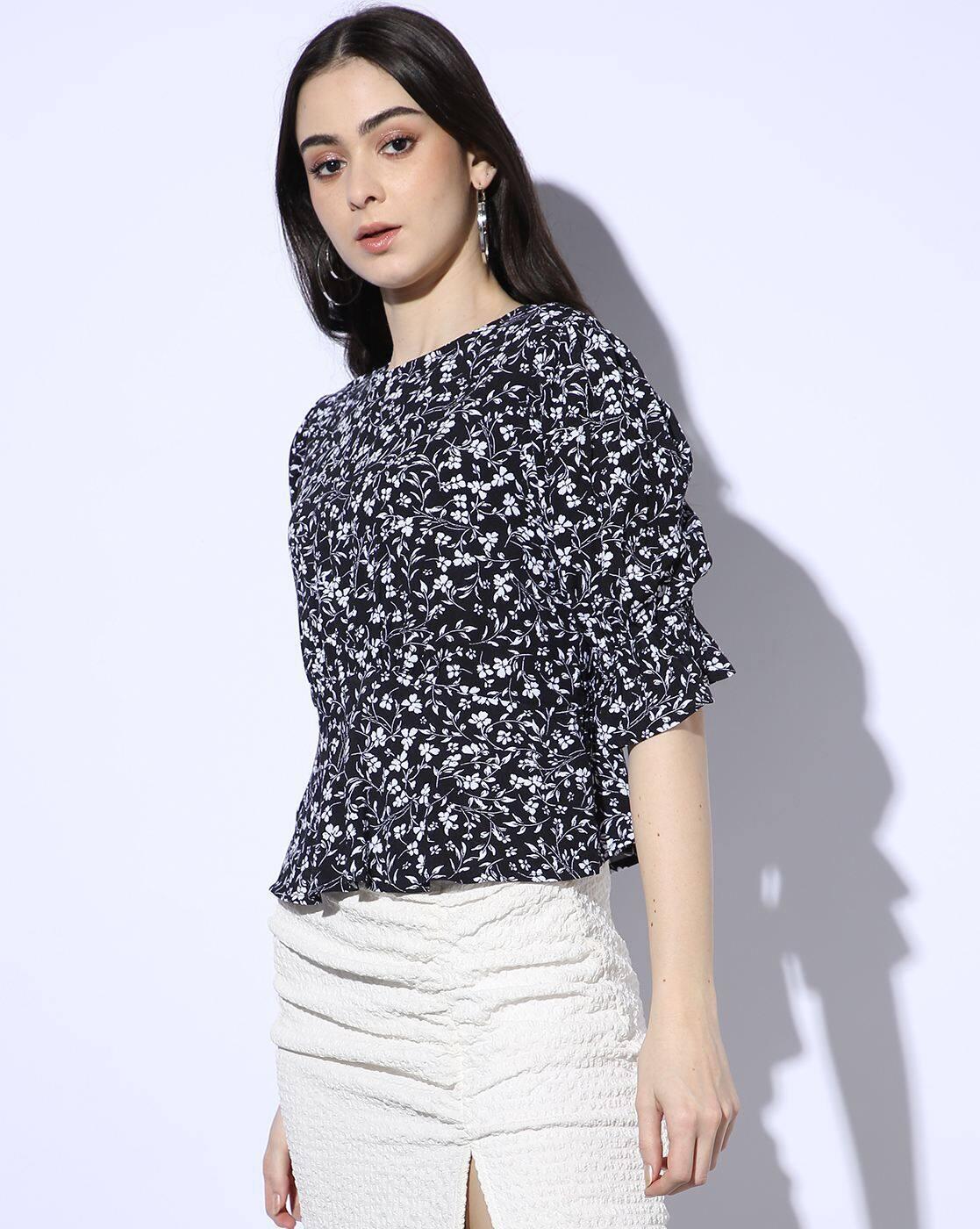 CASUALWEAR TOPS, BLACK, L