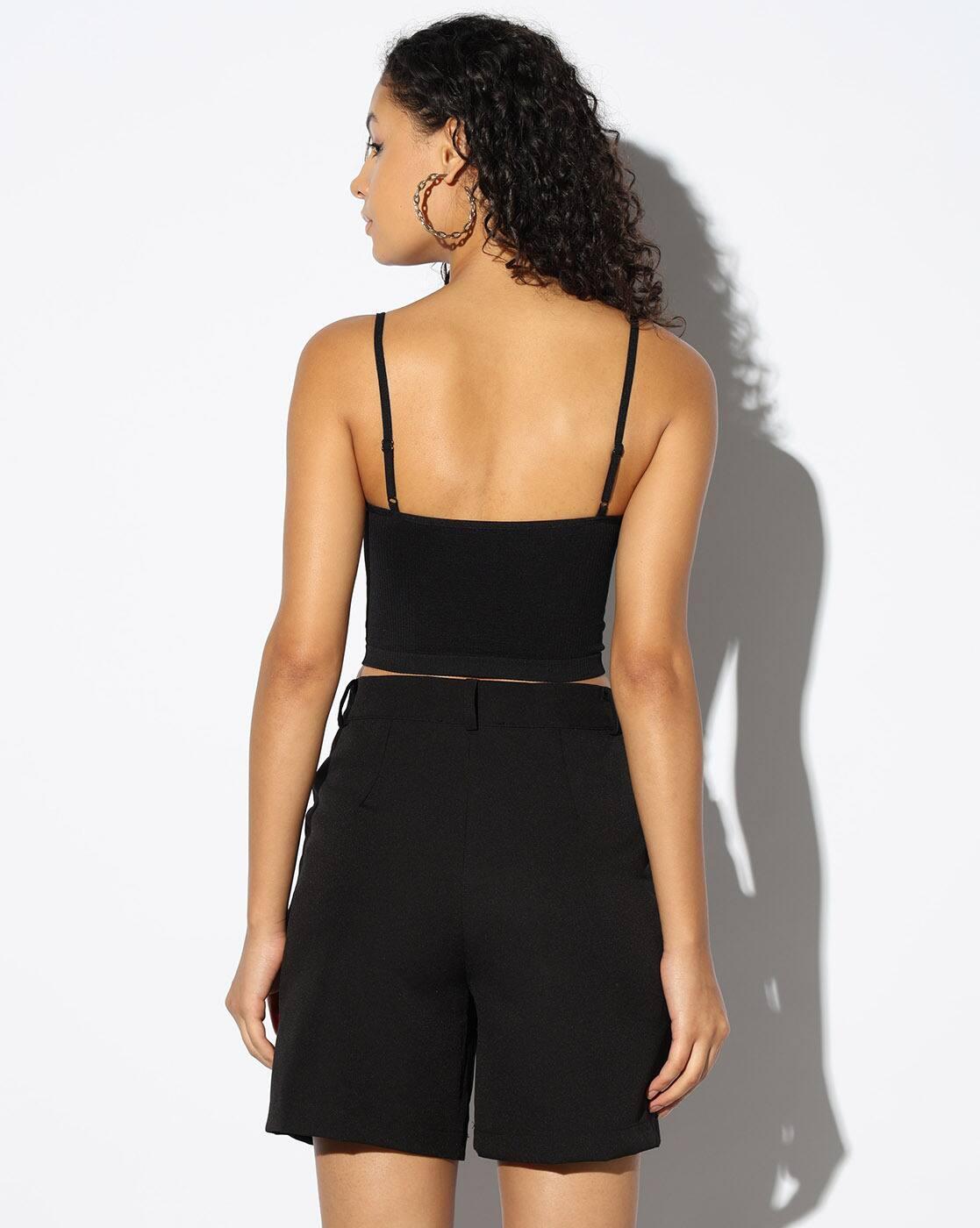 TOPWEAR TSHIRTS, BLACK CHARCOAL, M