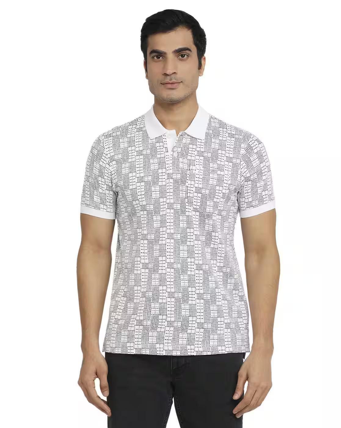 PARX T-shirt XMKS06425-W1, WHITE, 40