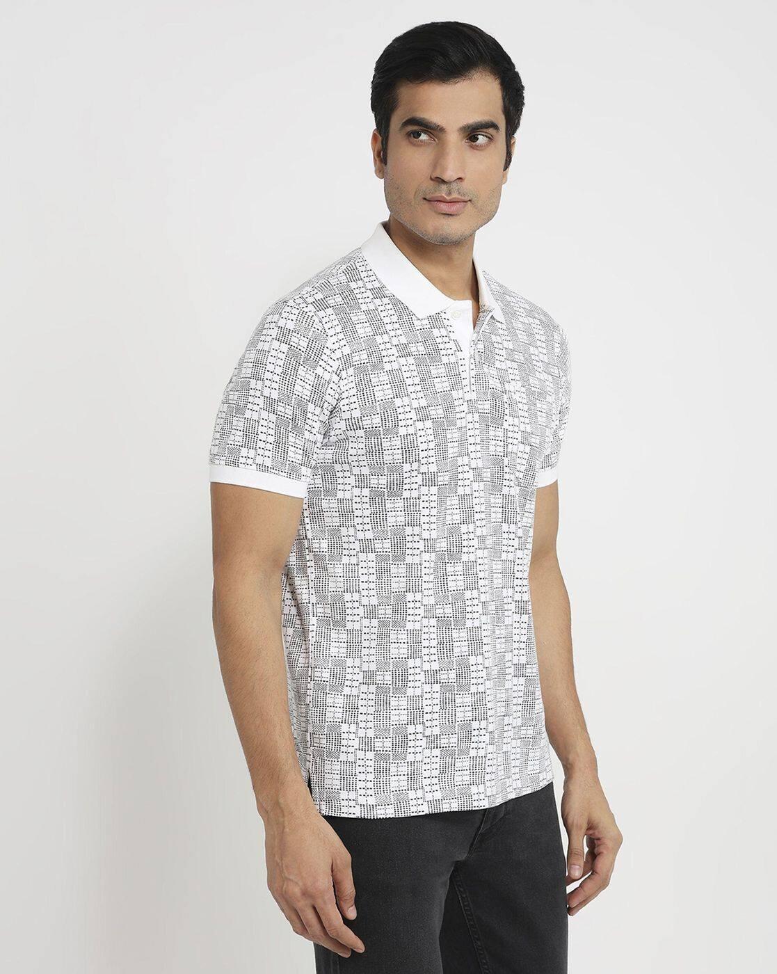 PARX T-shirt XMKS06425-W1, WHITE, 40