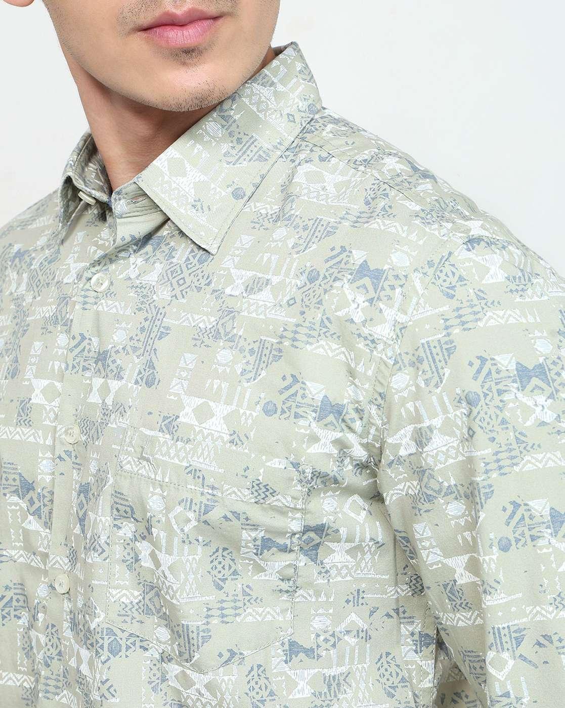 PARX Shirt XMSS13970-N5, GREEN, 42