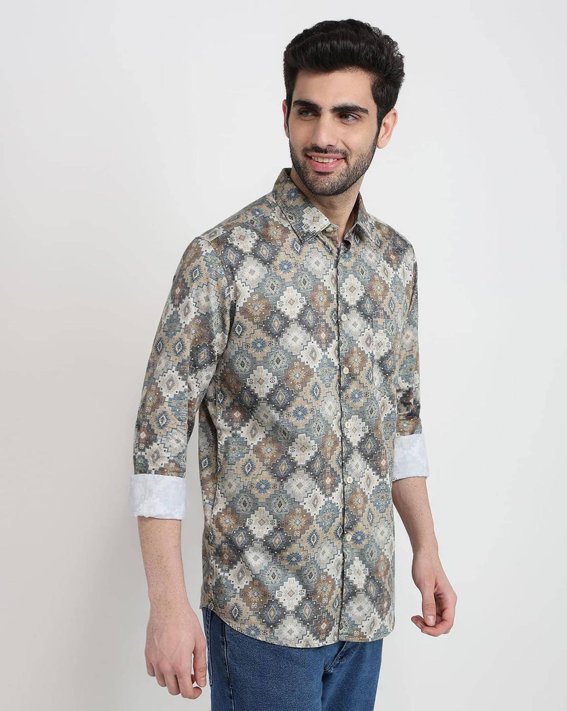 PARX-AW25-MC- TOPS SHIRTS, YELLOW, 40
