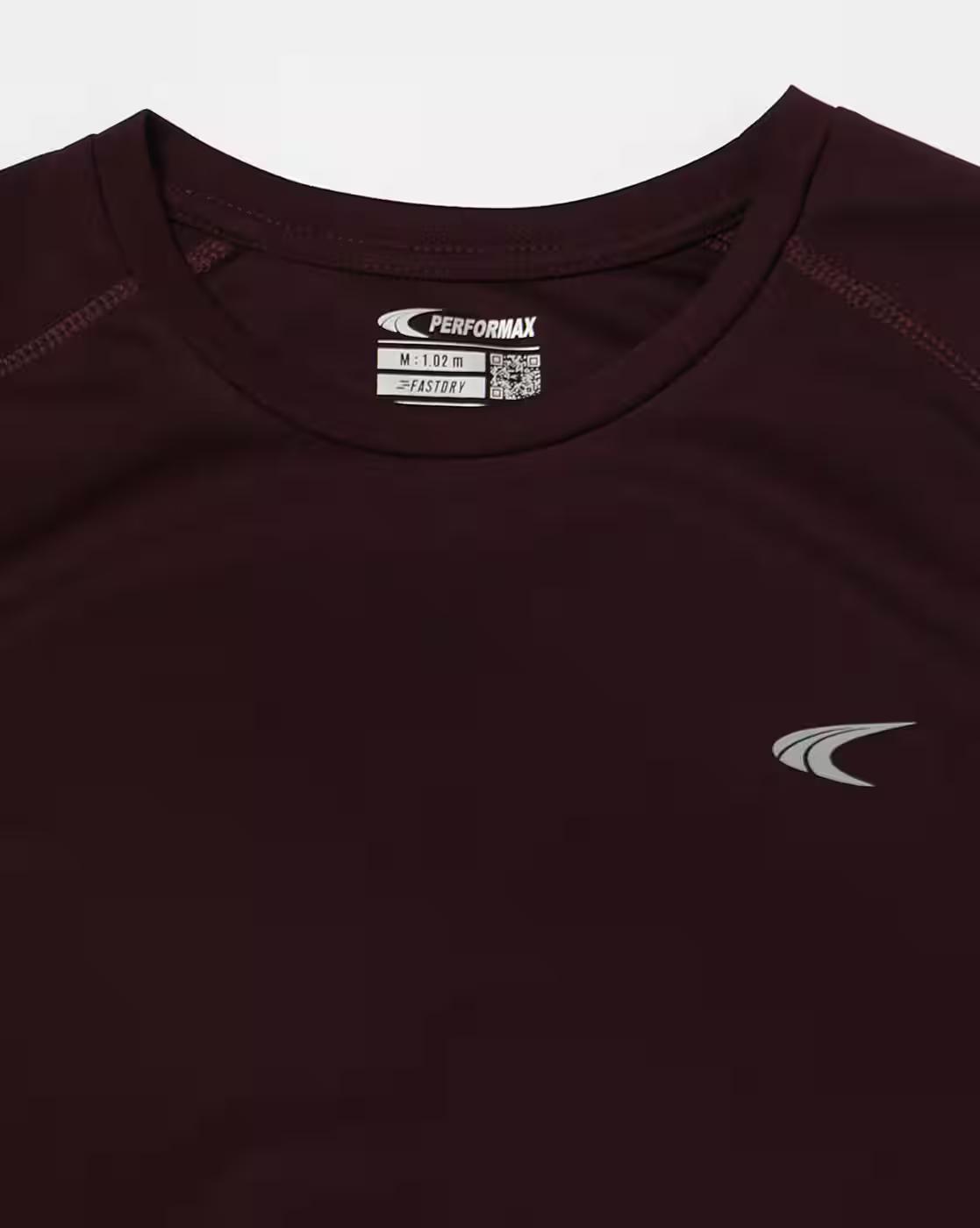 Men Regular Fit Crew-Neck Running T-Shirt